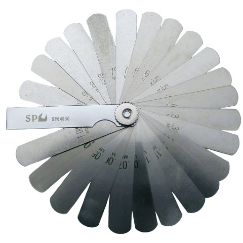 SP GAUGE 25PCS LONG FEELER SET -3'' TYPE A 